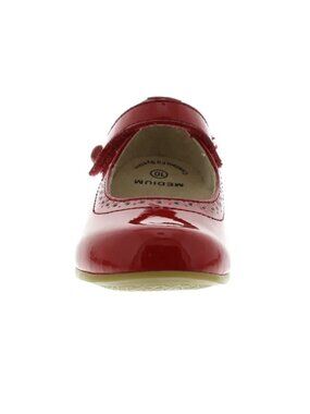 Girl - 1 & 3 - NIB Footmates Emma Shoe Red Patent